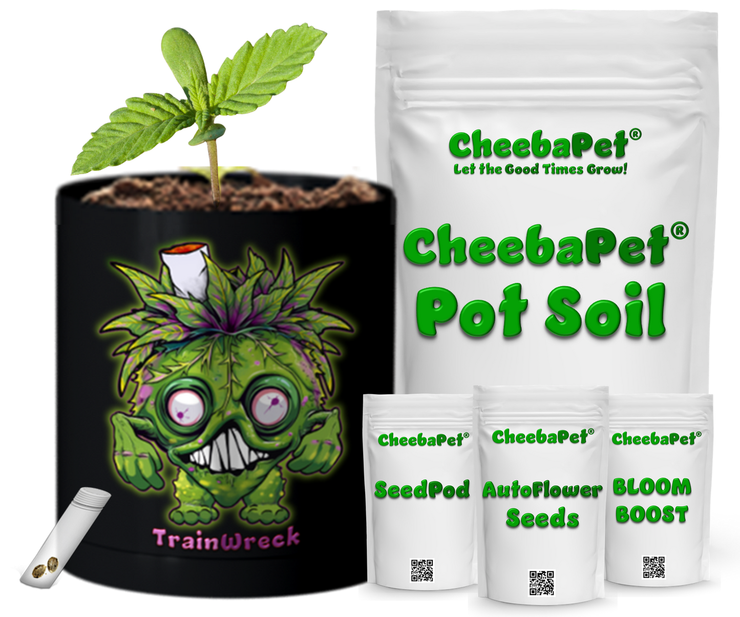 CheebaPet Planter Kit - TrainWreck