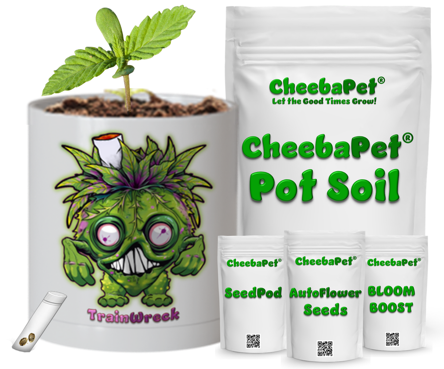 CheebaPet Planter Kit - TrainWreck